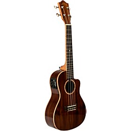 Lanikai MRS-CEC All-Solid Morado Concert with Kula Preamp Acoustic-Electric Ukulele Gloss Natural