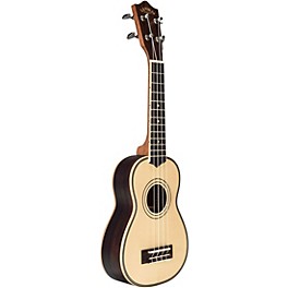 Lanikai SPST-S Solid Spruce Top Morado Back and Side Soprano Ukulele Natural