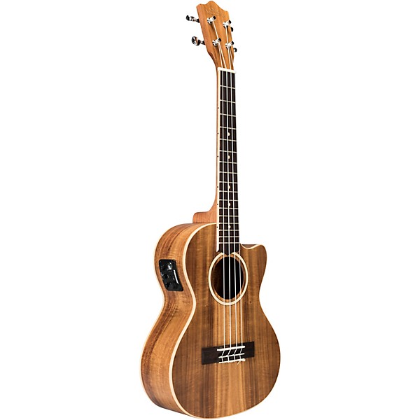 Lanikai ACST-CET Acacia Tenor with Kula Preamp A E Ukulele Natural