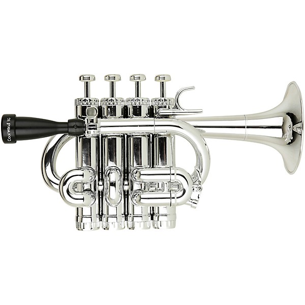 Cool Wind CPT-200 Metallic Series Plastic Bb/A Piccolo Trumpet Silver