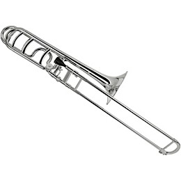 Cool Wind CTB-200 Metallic Series Plastic F-Attachment Trombone Silver