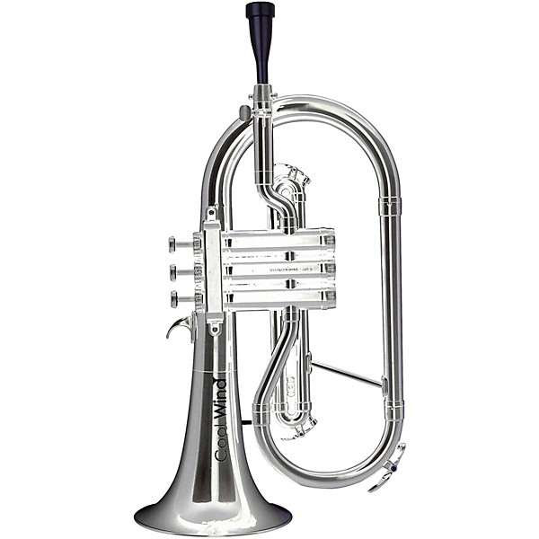 Cool Wind CFG-200 Metallic Series Plastic Bb Flugelhorn Silver