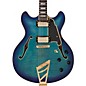 Open Box D'Angelico Excel Series DC Semi-Hollowbody Electric Guitar with Stairstep Tailpiece Level 1 Blue Burst thumbnail