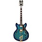 Open Box D'Angelico Excel Series DC Semi-Hollowbody Electric Guitar with Stairstep Tailpiece Level 1 Blue Burst