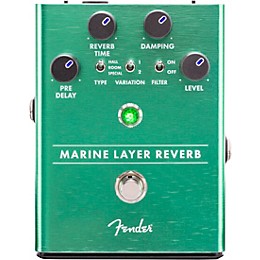 Open Box Fender Marine Layer Reverb Effects Pedal Level 1
