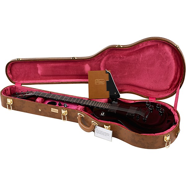 Gibson Custom Les Paul Custom Chambered Blackout Electric Guitar Ebony