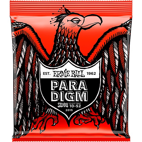 Ernie Ball 2 Pack- Paradigm Skinny Top Heavy Bottom Electric Guitar Strings Bundle