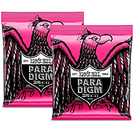 Ernie Ball 2 Pack- Paradigm Super Slinky Electric Strings Bundle