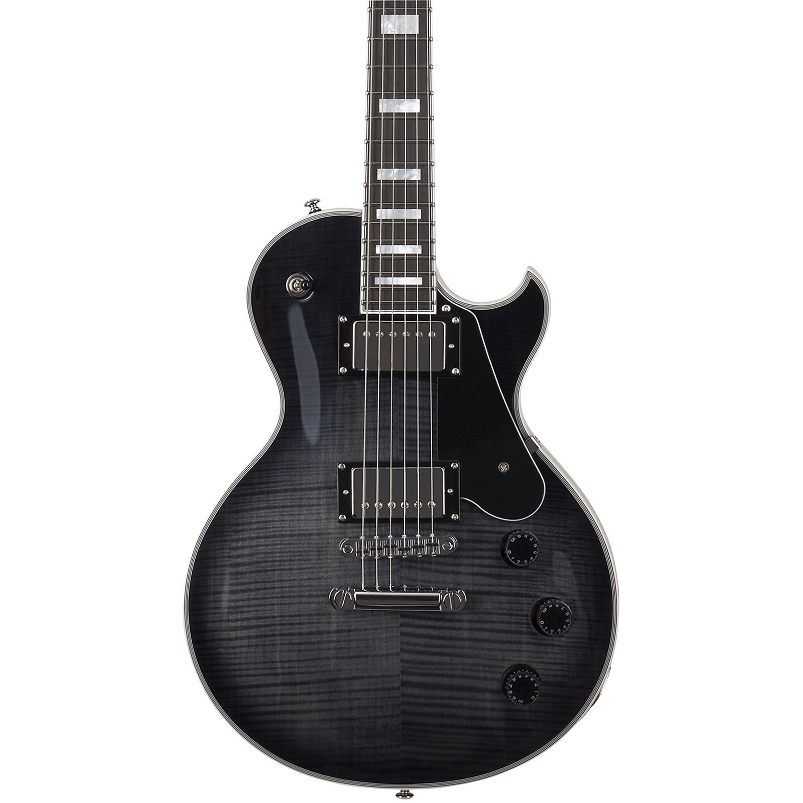 Schecter solo ii custom deals trans black burst