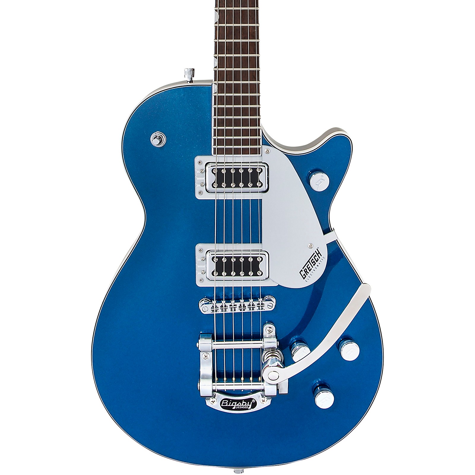 Gretsch Guitars G5230T Electromatic Jet FT Single-Cut With Bigsby Electric  Guitar Aleutian Blue