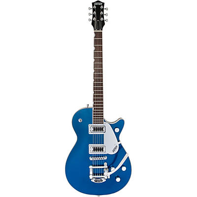 Gretsch Guitars G5230t Electromatic Jet Ft Single-Cut With Bigsby Electric Guitar Aleutian Blue for sale