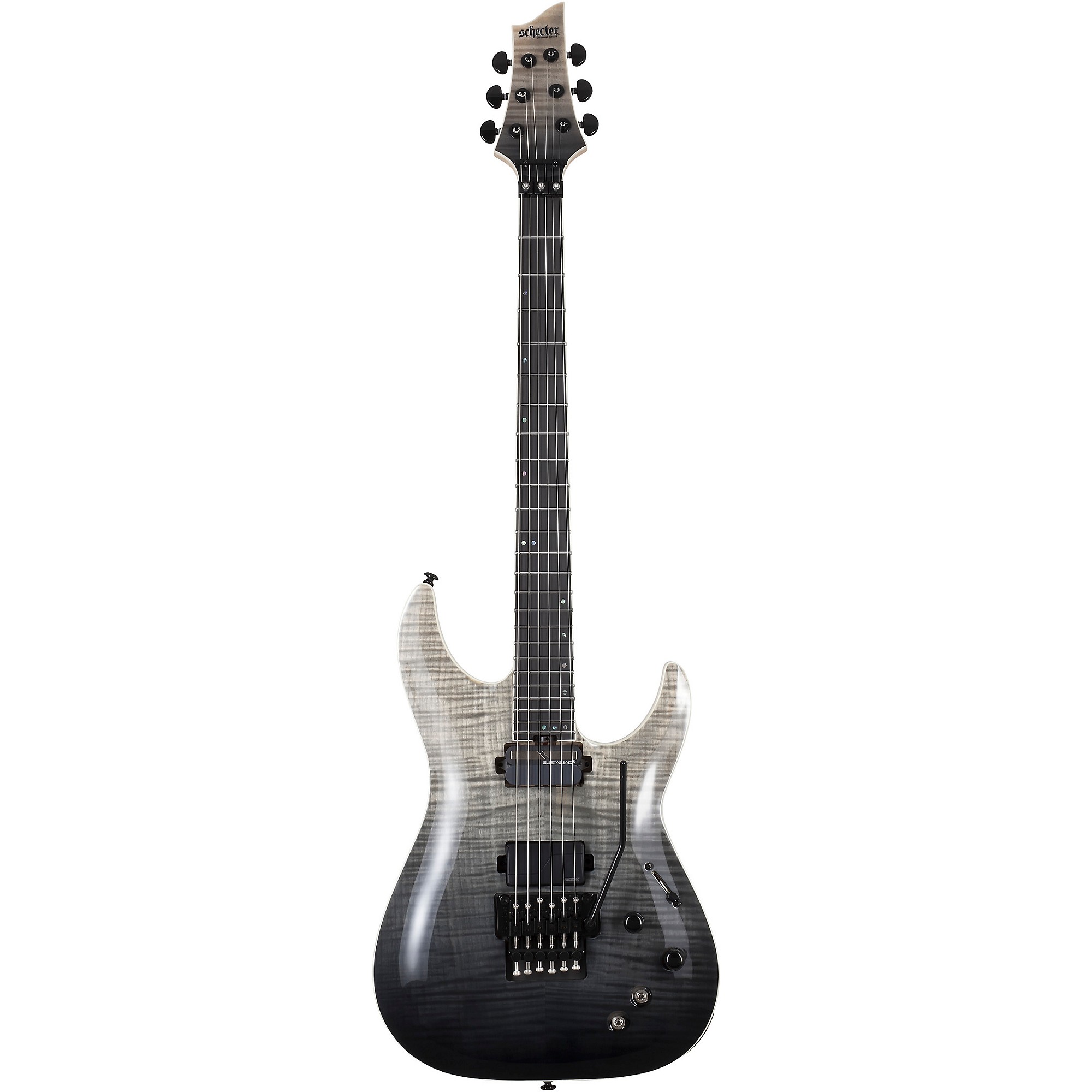 Schecter Guitar Research C-1 FR-S SLS Elite Electric Guitar Black