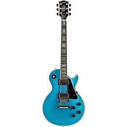 Gibson Custom Limited Run Les Paul Custom Sparkle Electric Guitar Blue Abalone Sparkle