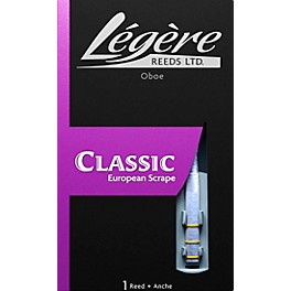 Legere Reeds European Scrape Oboe Reed Medium-Soft Legere Reeds European Scrape Oboe Reed Medium