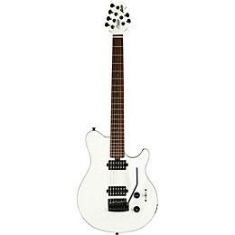 Open Box Sterling by Music Man S.U.B. Axis Electric Guitar Level 1 Gloss White