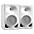 Neumann KH 120 II AES67 Two-Way, DSP-Powered Nearfield Monitor With AES67 (Pair), White