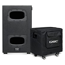 QSC KS112 12" 1,000W Compact Powered Subwoofer With QSC Padded Cover