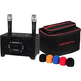 Open Box VocoPro KaraokeDual-Plus Karaoke System With Wireless Microphones and Bluetooth