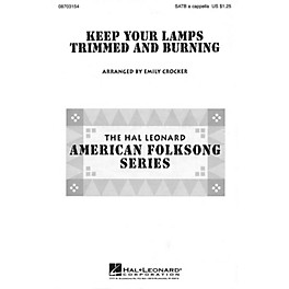 Hal Leonard Keep Your Lamps Trimmed and Burnin' SATB a cappella arranged by Emily Crocker