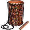 X8 Drums Kente Cloth Dundun with Sticks 12 in.