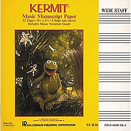 Hal Leonard Kermit The Frog Manuscript Paper Book