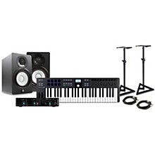 Arturia KeyLab Essential MK3 MIDI Keyboard Controller with Minifuse 2 USB Audio Interface and Yamaha HS5 5-inch Studio Monitor Pair (Cables & Stands Included)