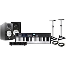 Arturia KeyLab Essential MK3 MIDI Keyboard Controller with Minifuse 2 USB Audio Interface and Yamaha HS5 5-inch Studio Monitor Pair (Cables & Stands Included)