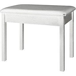 On-Stage Keyboard/Piano Bench (White)