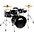 Sound Percussion Labs Kicker 5-Piece Complete Drum Set Black