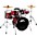 Sound Percussion Labs Kicker 5-Piece Complete Drum Set Dark Red