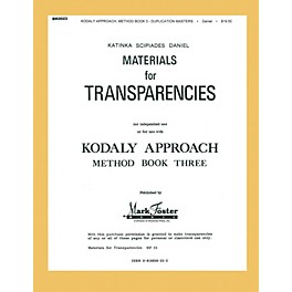 Shawnee Press Kodály Approach (Method Book Three - Transparencies)