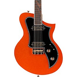 Blemished Kauer Guitars Korona HT Pine Electric Guitar Level 2 Orange Metal Flake 197881120818