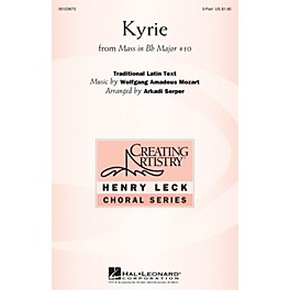 Hal Leonard Kyrie (from The Mass in B-flat Major #10) 3 Part Treble arranged by Arkadi Serper