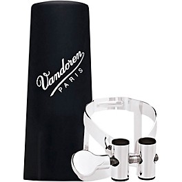 Vandoren M|O Ligature and Plastic Cap for Alto Saxophone - Pink Gold