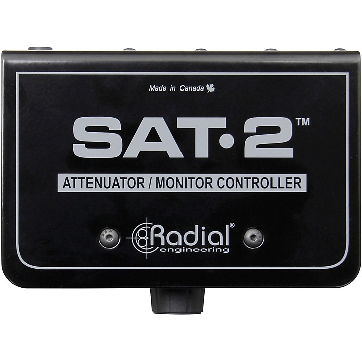 Radial Engineering SAT2 Stereo Audio Attenuator & Monitor Controller