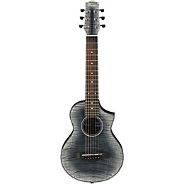Open Box Ibanez EWP32FM Piccolo Acoustic Guitar Level 1 Transparent Black Sunburst
