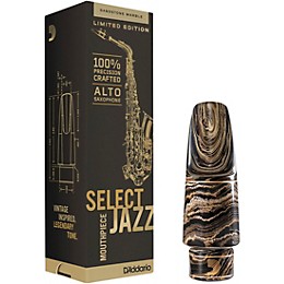 D'Addario Woodwinds Select Jazz Marble Alto Saxophone Mouthpiece 6
