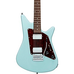 Sterling by Music Man Albert Lee HH Electric Guitar Daphne Blue Tortoise Pickguard