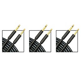 Musician's Gear Standard Instrument Cable - 20 ft. - 3 Pack