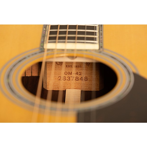 Martin OM-42 Standard Orchestra Model Acoustic Guitar Aged Toner