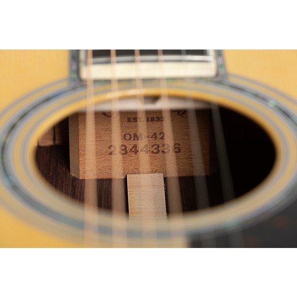 Martin OM-42 Standard Orchestra Model Acoustic Guitar Aged Toner