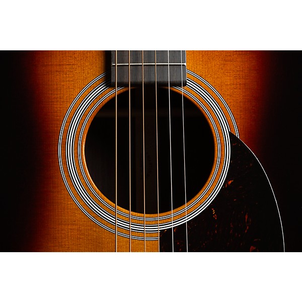 Martin 2024 OM-21 Standard Orchestra Model Acoustic Guitar Sunburst