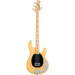 Open Box Sterling by Music Man StingRay Classic Ray24 Maple Fingerboard Electric Bass Level 2 Butterscotch, Black Pickguard 194744272332