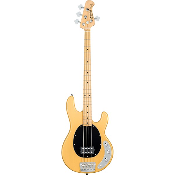 Open Box Sterling by Music Man StingRay Classic Ray24 Maple Fingerboard Electric Bass Level 2 Butterscotch, Black Pickguar...