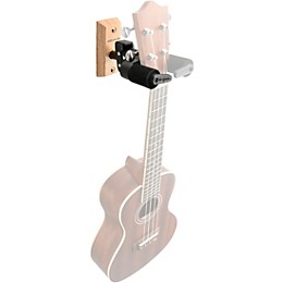 Hercules GSP38WB PLUS Auto Grip System (AGS) Guitar Wall Hanger Short Arm, Wooden Base