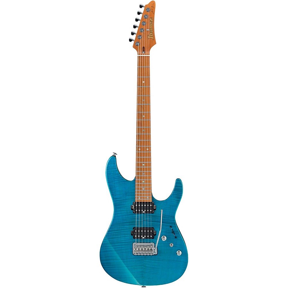 Ibanez Mm1 Martin Miller Signature Electric Guitar Transparent Aqua Blue