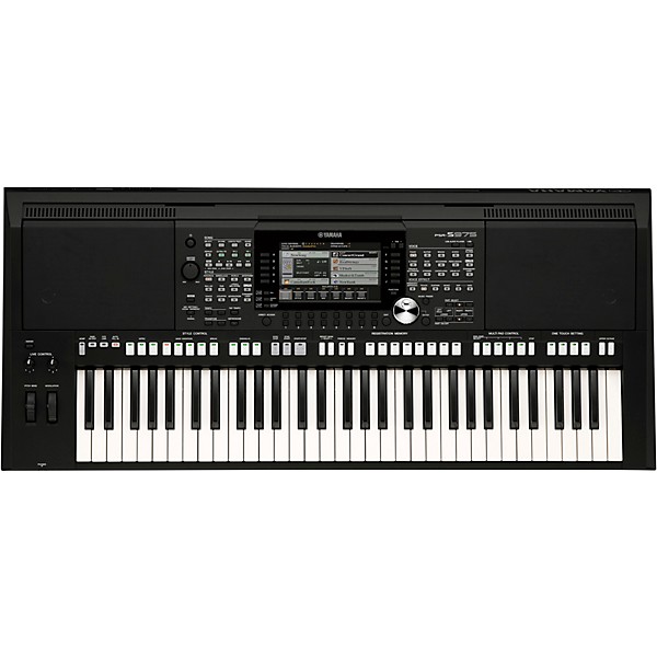 Open Box Yamaha PSR-S975 61-Key Portable Arranger Keyboard Regular