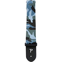 Perri's Cotton Guitar Strap Blue Camouflage 2 in. Perri's Cotton Guitar Strap Blue Camouflage 2 in.