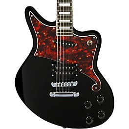 D'Angelico Premier Series Bedford Electric ... D'Angelico Premier Series Bedford Electric Guitar with Stopbar Tailpiece Black