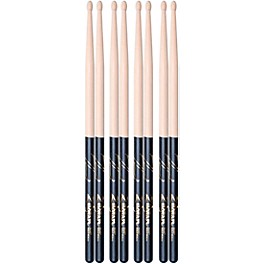 Zildjian Black DIP Drum Sticks - Buy 3, Get 1 Free 5A Wood Zildjian Black DIP Drum Sticks - Buy 3, Get 1 Free 5B Wood